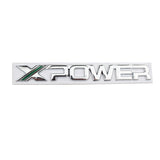 MG X Power Logo Metal Car Body Sticker Rear Emblem Badge