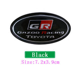 Toyota TRD Elliptical Metal Car Window Sticker Emblem Badge Decal