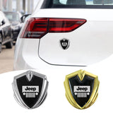 Jeep Car Logo Shield Metal Auto Window Sticker Emblem Badge Decal