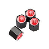 4pcs/set Fiat 500 Car Air Valve Stem Cap Auto Tyre Valve Covers