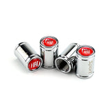 4pcs Fiat Logo Car Tire Valve Caps