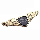 Jaguar Metal Wings Car Front Emblem Badge Sticker Decal