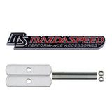 Mazda MS Mazdaspeed Logo Metal Car Rear Sticker Decal Auto Body Fender Side Emblem Badge