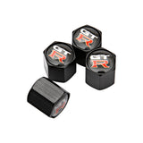 4pcs/set Nissan Nismo GTR Car Air Valve Stem Cap Auto Tyre Valve Covers