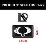 10pcs Ssang Yong Epoxy Car Armrest Button Sticker