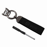 Audi RS Sline Suede Metal Car Keyring Pendant
