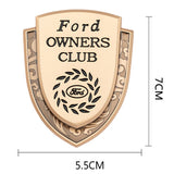Ford Shield Metal Car Rear Sticker Auto Window Emblem Badge Decal
