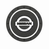 2pcs/set Nissan PVC Car Water Coaster Cup Mat