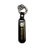 Nissan X-Trail Carbon Fiber Car Logo Keychain Keyring