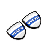 2pcs Volvo Logo Metal Car Rear Sticker Decal Emblem Badge