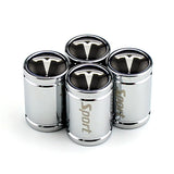 4pcs Tesla Logo Car Tire Valve Caps