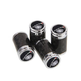 4pcs/set Dodge Viper Logo Carbon Fiber Car Air Valve Stem Cap Auto Tyre Valve Covers