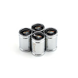 4pcs Cadillac Logo Car Tire Valve Caps