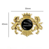 Jaguar Double Lion Metal Car Rear Sticker Auto Window Emblem Badge Decal