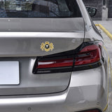 Dacia Double Lion Metal Car Rear Sticker Auto Window Emblem Badge Decal