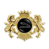 Jaguar Double Lion Metal Car Rear Sticker Auto Window Emblem Badge Decal
