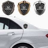 Honda Shield Carbon Fiber Car Side Window Sticker Emblem Badge Decal