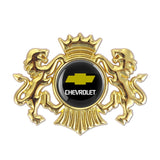 Chevrolet Double Lion Metal Car Rear Sticker Auto Window Emblem Badge Decal