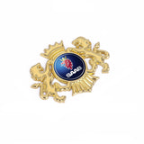 SAAB Double Lion Metal Car Rear Sticker Auto Window Emblem Badge Decal
