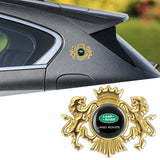 Land Rover Double Lion Metal Car Rear Sticker Auto Window Emblem Badge Decal