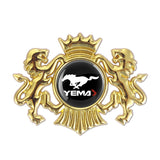 Ford Mustang Double Lion Metal Car Rear Sticker Auto Window Emblem Badge Decal