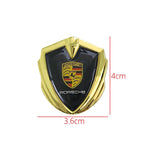 Porsche Car Logo Shield Metal Auto Window Sticker Emblem Badge Decal