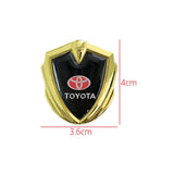 Toyota TRD Car Logo Shield Metal Auto Window Sticker Emblem Badge Decal