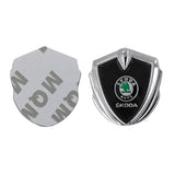 Skoda Car Logo Shield Metal Auto Window Sticker Emblem Badge Decal