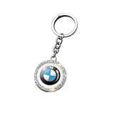BMW Logo Diamond Keychain Metal Keyring