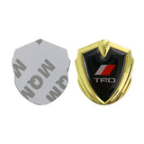 Toyota TRD Car Logo Shield Metal Auto Window Sticker Emblem Badge Decal