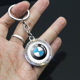 BMW Logo Diamond Keychain Metal Keyring