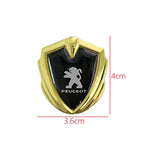 Peugeot Car Logo Shield Metal Auto Window Sticker Emblem Badge Decal