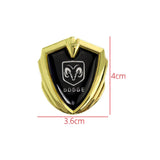 Dodge Car Logo Shield Metal Auto Window Sticker Emblem Badge Decal