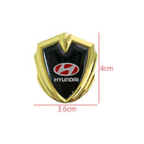 Hyundai Car Logo Shield Metal Auto Window Sticker Emblem Badge Decal