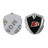 Audi Sline Car Logo Shield Metal Auto Window Sticker Emblem Badge Decal