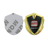 SEAT Car Logo Shield Metal Auto Window Sticker Emblem Badge Decal