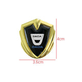 Dacia Car Logo Shield Metal Auto Window Sticker Emblem Badge Decal