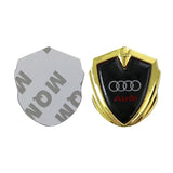 Audi Sline Car Logo Shield Metal Auto Window Sticker Emblem Badge Decal