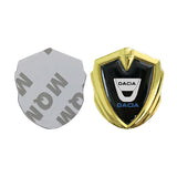 Dacia Car Logo Shield Metal Auto Window Sticker Emblem Badge Decal