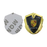 Porsche Car Logo Shield Metal Auto Window Sticker Emblem Badge Decal