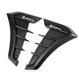 2PCS Nissan Logo Shark Fin Car Side Fender Sticker Emblem