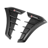 2PCS Nissan Logo Shark Fin Car Side Fender Sticker Emblem