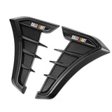 2PCS Mitsubishi Ralliart Logo Shark Fin Car Side Fender Sticker Emblem