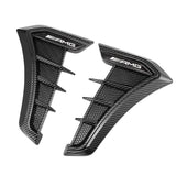 2PCS Mercedes Benz AMG Logo Shark Fin Car Side Fender Sticker Emblem