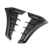 2PCS Mitsubishi Ralliart Logo Shark Fin Car Side Fender Sticker Emblem