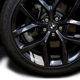 4pcs/set 50th Anniversary 56mm 68mm BMW Car Wheel Center Hub Caps Cover