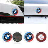 1PC 74mm BMW Logo Car Rear Emblem Auto Trunk Badge Decal