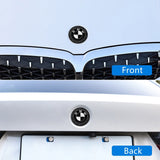 2pcs/set 50th Anniversary BMW Car Front Hood Emblem Auto Rear Trunk Badge Decal