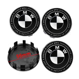 4pcs/set 50th Anniversary 56mm 68mm BMW Car Wheel Center Hub Caps Cover