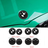 2pcs/set 50th Anniversary BMW Car Front Hood Emblem Auto Rear Trunk Badge Decal